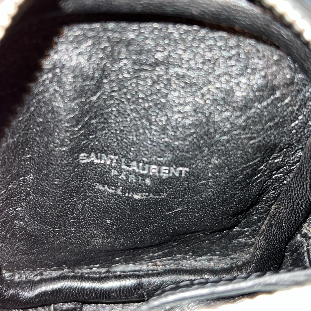 Saint Laurent Paris Monogram Key Purse in black - Picture 3 of 7
